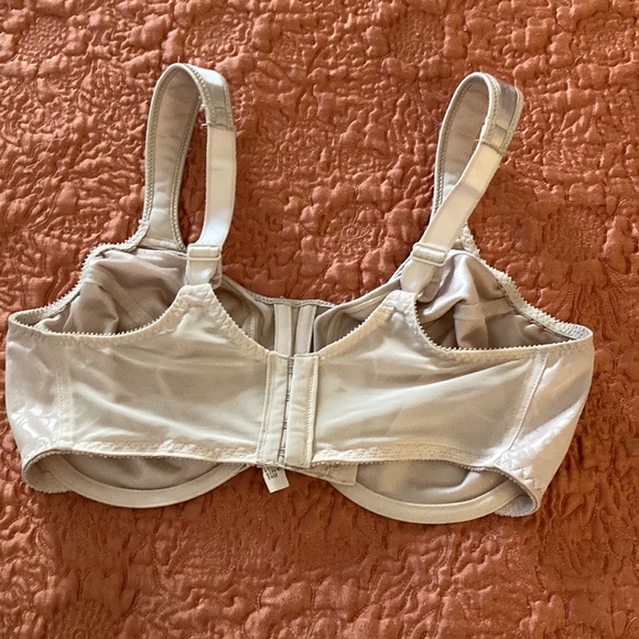 BALI 3562 Satin Tracing Full Figure Underwire Minimizer Full Coverage Bra 34DD - Picture 5 of 13